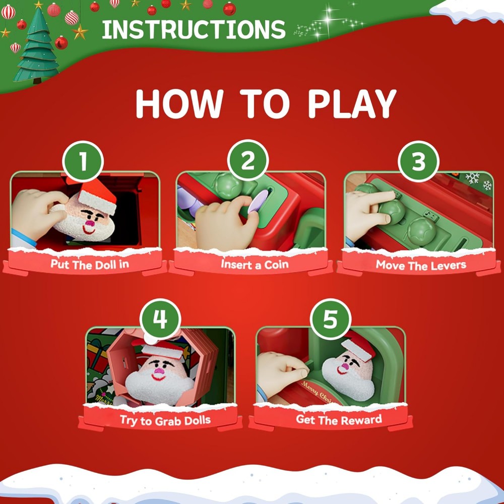 Maquina de Natal para crianças - Arcade Vending & Laundry avaliação e preço