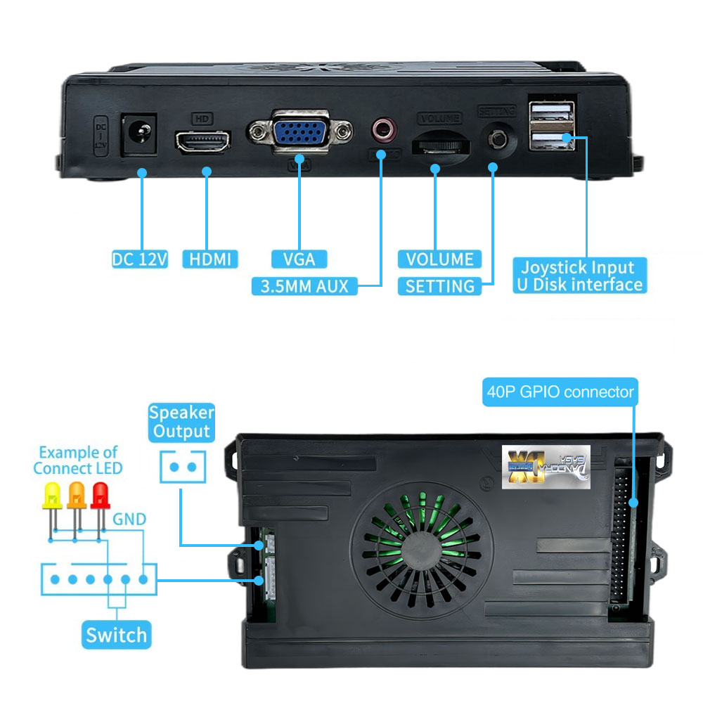 9800 em 1 pandora saga dx 2 ca - Trackball Controller Arcade avaliação e preço
